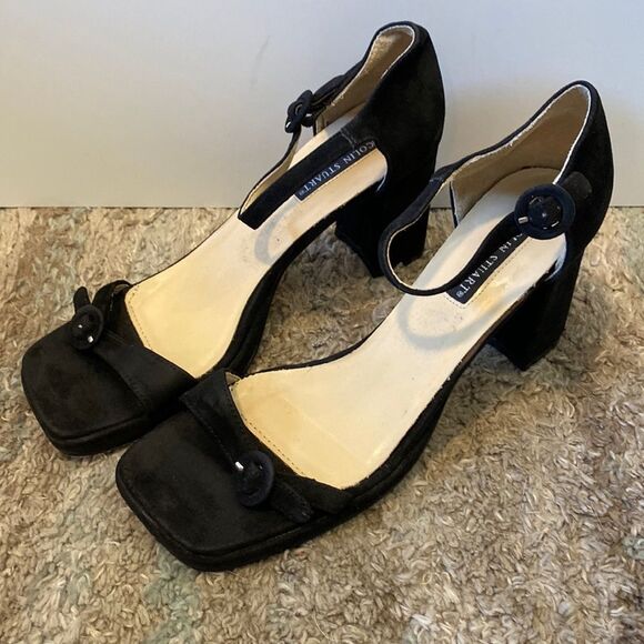 Colin Stuart Black Women's Sandals - Picture 1 of 6